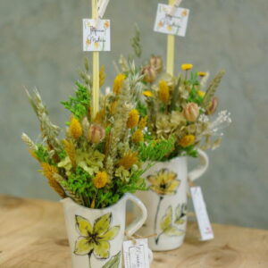 Jarra de cerámica artesanal